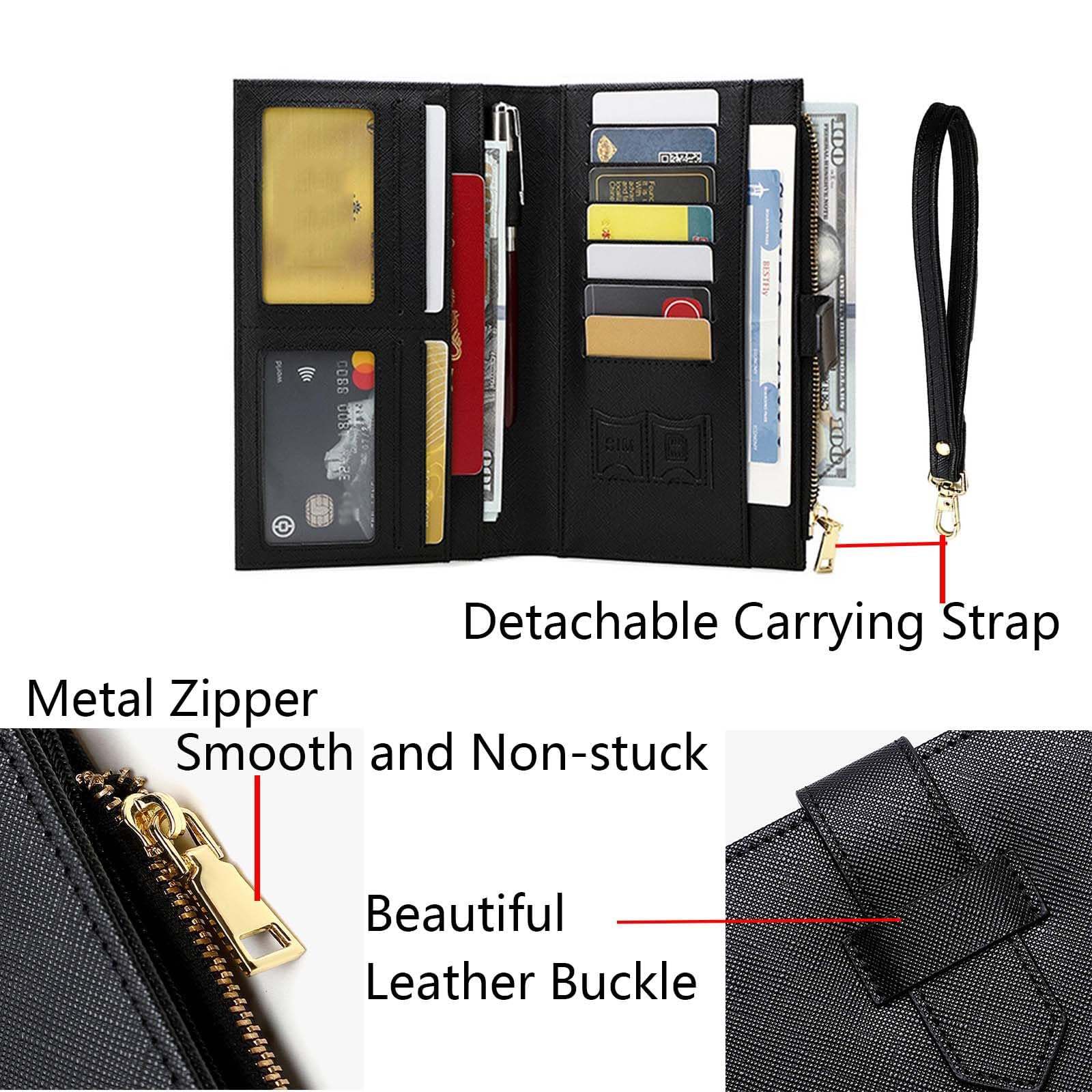 Waterproof RFID Passport & Document Organizer Wallet