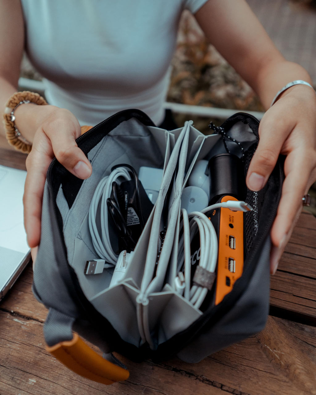 Travel Tech Organizer Pouch for Cables & Chargers