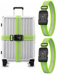LUGGEX Luggage Straps TSA Approved, Adjustable Straps for Suitcases