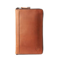 Leather Passport & Travel Document Organizer Wallet