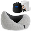 Ostrichpillow GO Travel Pillow, 360° Memory Foam Support, Soft & Washable