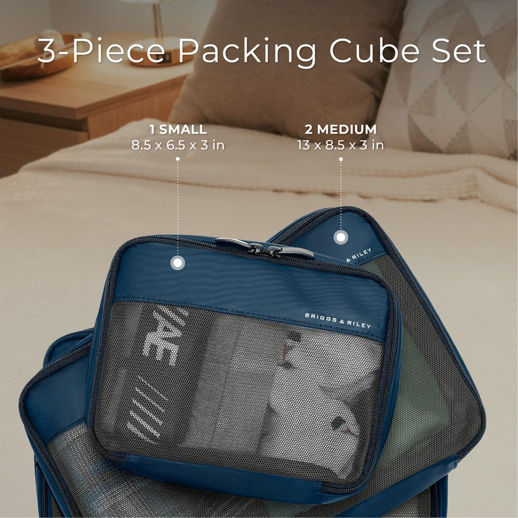 Briggs & Riley Travel Essentials Compression Packing Cube Sets
