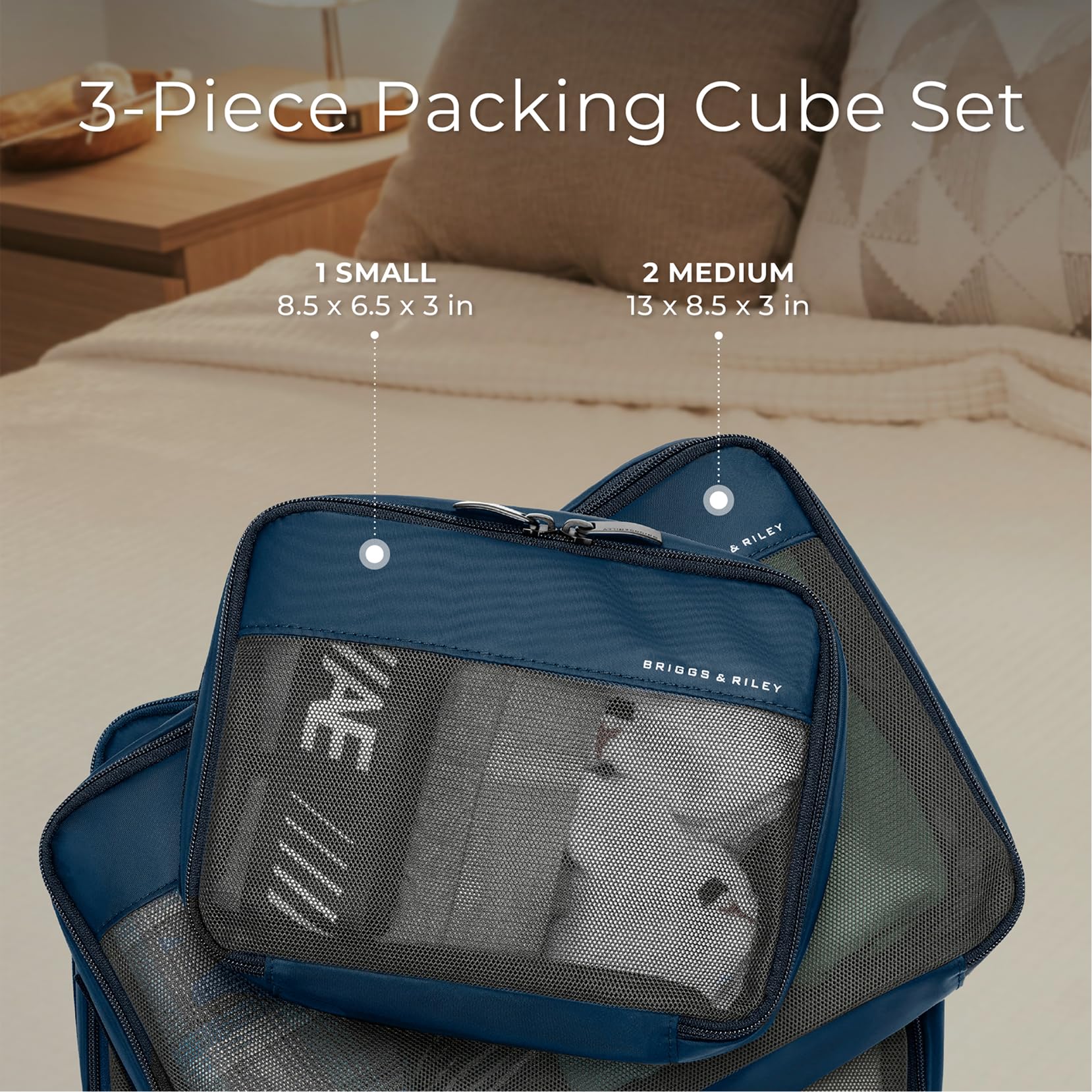 Briggs & Riley Travel Essentials Compression Packing Cube Sets
