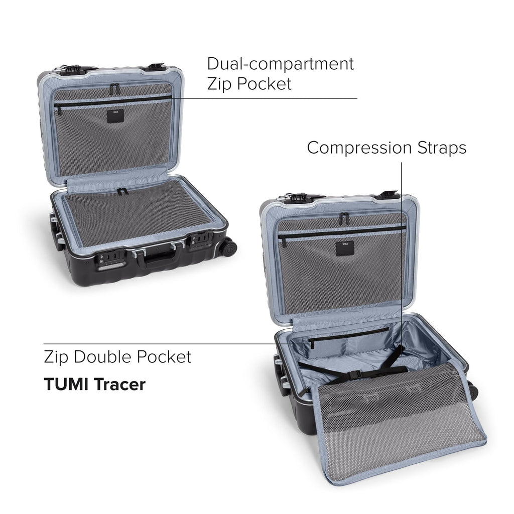 19° Frame Hardshell 4-Wheel Suitcase with Double-Lock Closure